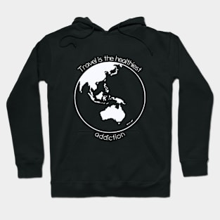 Travel is the healthiest addiction Hoodie